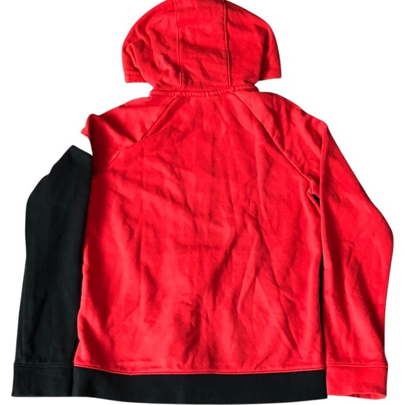 Nike Size M (10-12) Kids Red and Black Sweat Type Hoodie & Jogger Matching Set - Picture 3 of 5